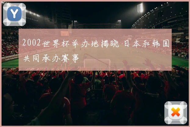 2002世界杯举办地揭晓 日本和韩国共同承办赛事